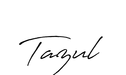 Antro_Vectra_Bolder is a professional signature style that is perfect for those who want to add a touch of class to their signature. It is also a great choice for those who want to make their signature more unique. Get Tazul name to fancy signature for free. Tazul signature style 7 images and pictures png