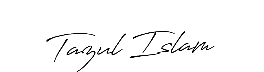 Also You can easily find your signature by using the search form. We will create Tazul Islam name handwritten signature images for you free of cost using Antro_Vectra_Bolder sign style. Tazul Islam signature style 7 images and pictures png