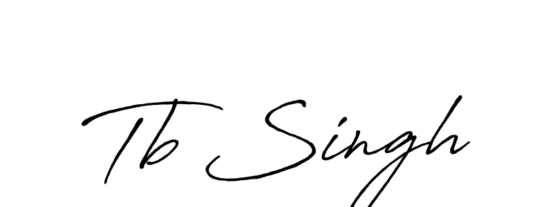 Antro_Vectra_Bolder is a professional signature style that is perfect for those who want to add a touch of class to their signature. It is also a great choice for those who want to make their signature more unique. Get Tb Singh name to fancy signature for free. Tb Singh signature style 7 images and pictures png