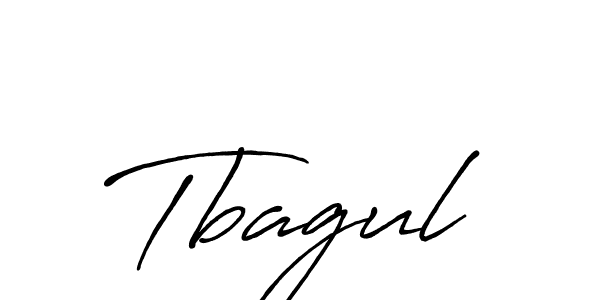 Use a signature maker to create a handwritten signature online. With this signature software, you can design (Antro_Vectra_Bolder) your own signature for name Tbagul. Tbagul signature style 7 images and pictures png