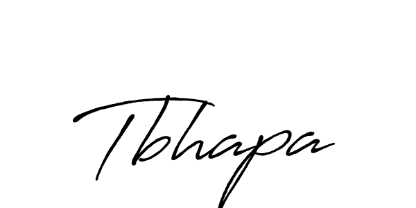 Tbhapa stylish signature style. Best Handwritten Sign (Antro_Vectra_Bolder) for my name. Handwritten Signature Collection Ideas for my name Tbhapa. Tbhapa signature style 7 images and pictures png