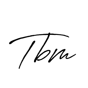 How to make Tbm signature? Antro_Vectra_Bolder is a professional autograph style. Create handwritten signature for Tbm name. Tbm signature style 7 images and pictures png