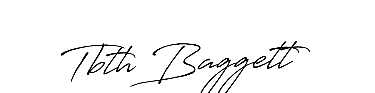 Similarly Antro_Vectra_Bolder is the best handwritten signature design. Signature creator online .You can use it as an online autograph creator for name Tbth Baggett. Tbth Baggett signature style 7 images and pictures png