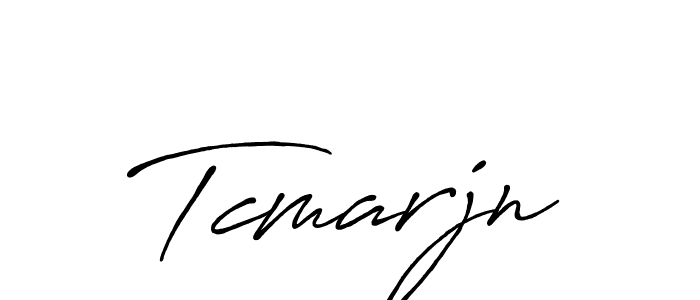 Antro_Vectra_Bolder is a professional signature style that is perfect for those who want to add a touch of class to their signature. It is also a great choice for those who want to make their signature more unique. Get Tcmarjn name to fancy signature for free. Tcmarjn signature style 7 images and pictures png