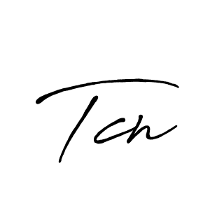 Make a beautiful signature design for name Tcn. Use this online signature maker to create a handwritten signature for free. Tcn signature style 7 images and pictures png