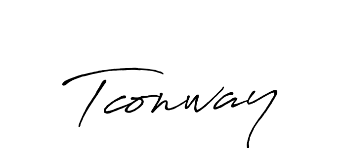 Also You can easily find your signature by using the search form. We will create Tconway name handwritten signature images for you free of cost using Antro_Vectra_Bolder sign style. Tconway signature style 7 images and pictures png