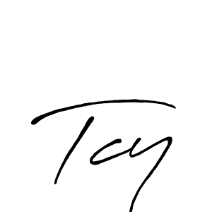 The best way (Antro_Vectra_Bolder) to make a short signature is to pick only two or three words in your name. The name Tcy include a total of six letters. For converting this name. Tcy signature style 7 images and pictures png