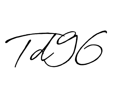 Td96 stylish signature style. Best Handwritten Sign (Antro_Vectra_Bolder) for my name. Handwritten Signature Collection Ideas for my name Td96. Td96 signature style 7 images and pictures png