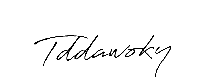 Tddawoky stylish signature style. Best Handwritten Sign (Antro_Vectra_Bolder) for my name. Handwritten Signature Collection Ideas for my name Tddawoky. Tddawoky signature style 7 images and pictures png