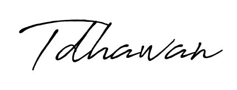 Also You can easily find your signature by using the search form. We will create Tdhawan name handwritten signature images for you free of cost using Antro_Vectra_Bolder sign style. Tdhawan signature style 7 images and pictures png