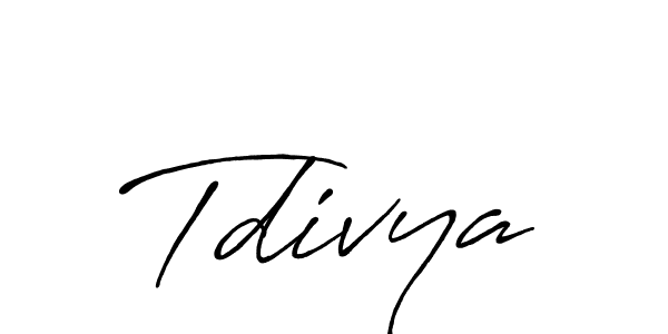 Make a short Tdivya signature style. Manage your documents anywhere anytime using Antro_Vectra_Bolder. Create and add eSignatures, submit forms, share and send files easily. Tdivya signature style 7 images and pictures png