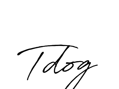 Once you've used our free online signature maker to create your best signature Antro_Vectra_Bolder style, it's time to enjoy all of the benefits that Tdog name signing documents. Tdog signature style 7 images and pictures png
