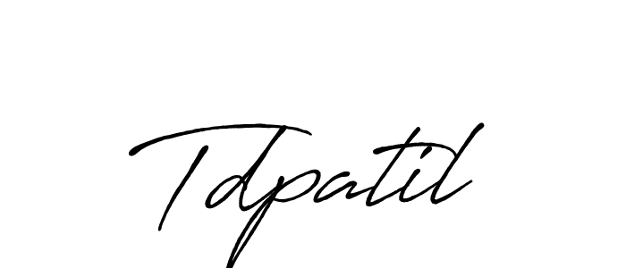 This is the best signature style for the Tdpatil name. Also you like these signature font (Antro_Vectra_Bolder). Mix name signature. Tdpatil signature style 7 images and pictures png