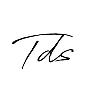 It looks lik you need a new signature style for name Tds. Design unique handwritten (Antro_Vectra_Bolder) signature with our free signature maker in just a few clicks. Tds signature style 7 images and pictures png