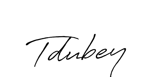You should practise on your own different ways (Antro_Vectra_Bolder) to write your name (Tdubey) in signature. don't let someone else do it for you. Tdubey signature style 7 images and pictures png