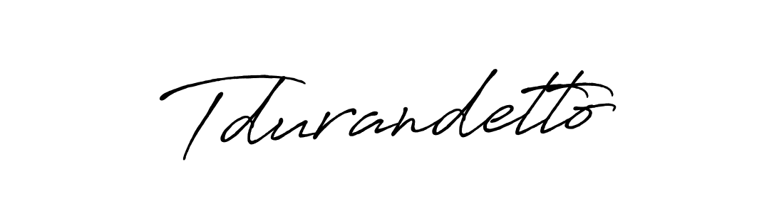 if you are searching for the best signature style for your name Tdurandetto. so please give up your signature search. here we have designed multiple signature styles  using Antro_Vectra_Bolder. Tdurandetto signature style 7 images and pictures png