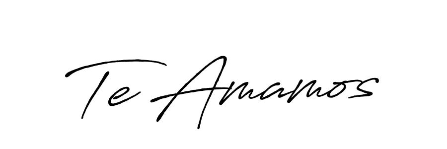 Check out images of Autograph of Te Amamos name. Actor Te Amamos Signature Style. Antro_Vectra_Bolder is a professional sign style online. Te Amamos signature style 7 images and pictures png