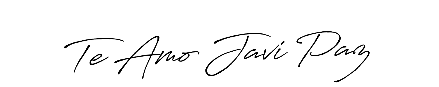 Make a beautiful signature design for name Te Amo Javi Paz. Use this online signature maker to create a handwritten signature for free. Te Amo Javi Paz signature style 7 images and pictures png