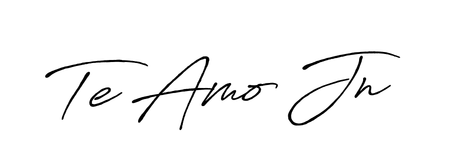 You can use this online signature creator to create a handwritten signature for the name Te Amo Jn. This is the best online autograph maker. Te Amo Jn signature style 7 images and pictures png