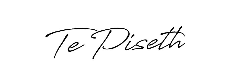 Similarly Antro_Vectra_Bolder is the best handwritten signature design. Signature creator online .You can use it as an online autograph creator for name Te Piseth. Te Piseth signature style 7 images and pictures png