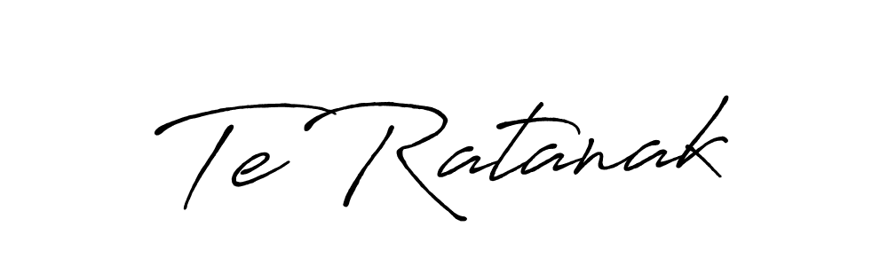 How to Draw Te Ratanak signature style? Antro_Vectra_Bolder is a latest design signature styles for name Te Ratanak. Te Ratanak signature style 7 images and pictures png