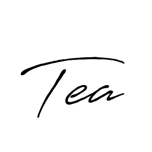 You should practise on your own different ways (Antro_Vectra_Bolder) to write your name (Tea) in signature. don't let someone else do it for you. Tea signature style 7 images and pictures png
