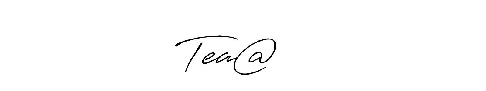 Design your own signature with our free online signature maker. With this signature software, you can create a handwritten (Antro_Vectra_Bolder) signature for name Tea@ナケナシ. Tea@ナケナシ signature style 7 images and pictures png