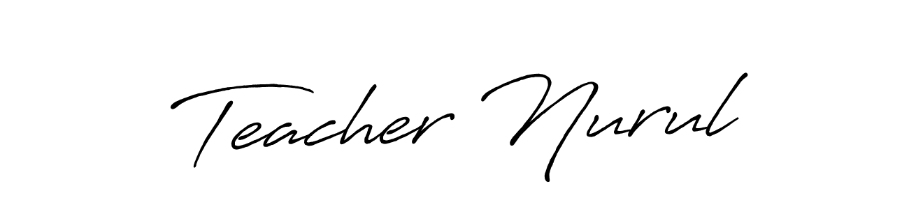 You can use this online signature creator to create a handwritten signature for the name Teacher Nurul. This is the best online autograph maker. Teacher Nurul signature style 7 images and pictures png