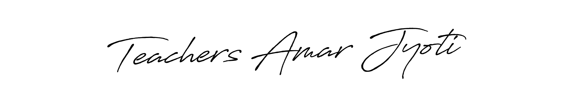 Also we have Teachers Amar Jyoti name is the best signature style. Create professional handwritten signature collection using Antro_Vectra_Bolder autograph style. Teachers Amar Jyoti signature style 7 images and pictures png
