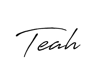 Antro_Vectra_Bolder is a professional signature style that is perfect for those who want to add a touch of class to their signature. It is also a great choice for those who want to make their signature more unique. Get Teah name to fancy signature for free. Teah signature style 7 images and pictures png