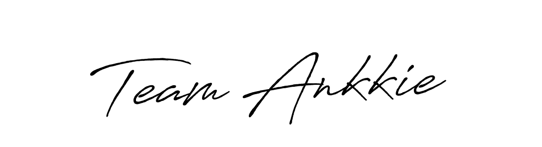 Make a beautiful signature design for name Team Ankkie. Use this online signature maker to create a handwritten signature for free. Team Ankkie signature style 7 images and pictures png