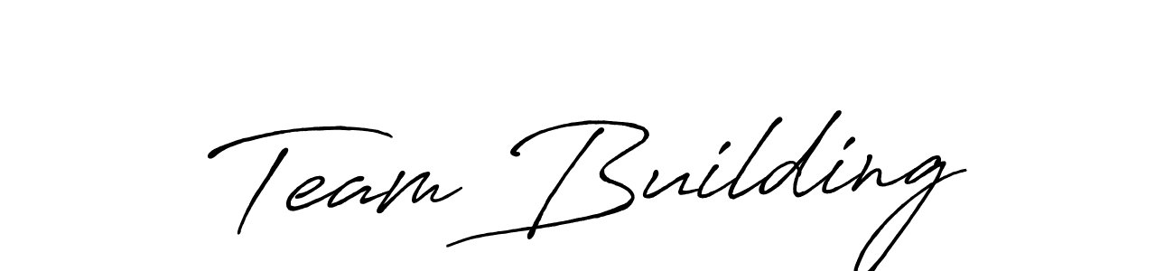 Also You can easily find your signature by using the search form. We will create Team Building name handwritten signature images for you free of cost using Antro_Vectra_Bolder sign style. Team Building signature style 7 images and pictures png