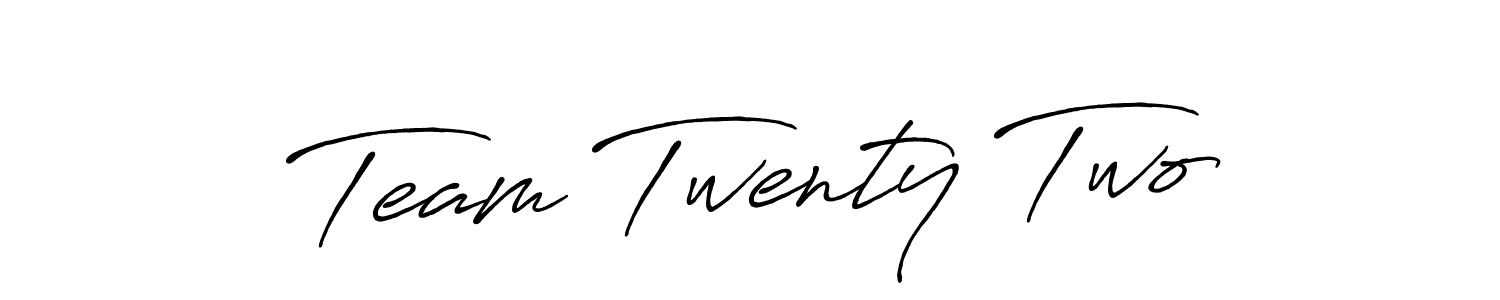 Make a beautiful signature design for name Team Twenty Two. Use this online signature maker to create a handwritten signature for free. Team Twenty Two signature style 7 images and pictures png