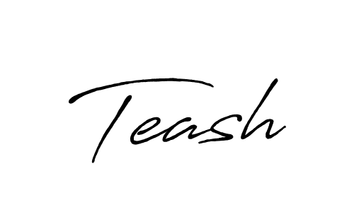 Make a beautiful signature design for name Teash. With this signature (Antro_Vectra_Bolder) style, you can create a handwritten signature for free. Teash signature style 7 images and pictures png