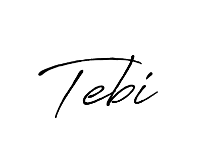 Use a signature maker to create a handwritten signature online. With this signature software, you can design (Antro_Vectra_Bolder) your own signature for name Tebi. Tebi signature style 7 images and pictures png