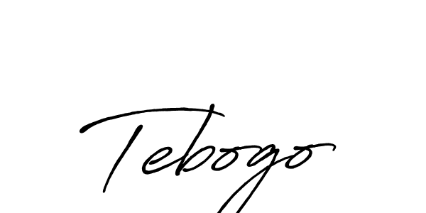 You should practise on your own different ways (Antro_Vectra_Bolder) to write your name (Tebogo) in signature. don't let someone else do it for you. Tebogo signature style 7 images and pictures png