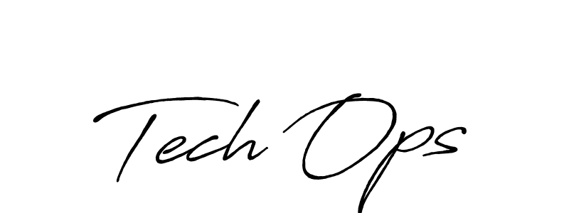 Create a beautiful signature design for name Tech Ops. With this signature (Antro_Vectra_Bolder) fonts, you can make a handwritten signature for free. Tech Ops signature style 7 images and pictures png