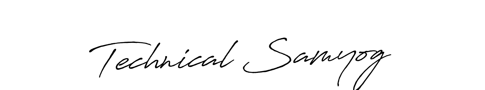 Make a beautiful signature design for name Technical Samyog. Use this online signature maker to create a handwritten signature for free. Technical Samyog signature style 7 images and pictures png