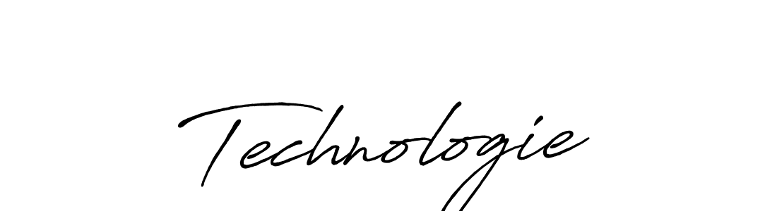 Use a signature maker to create a handwritten signature online. With this signature software, you can design (Antro_Vectra_Bolder) your own signature for name Technologie. Technologie signature style 7 images and pictures png