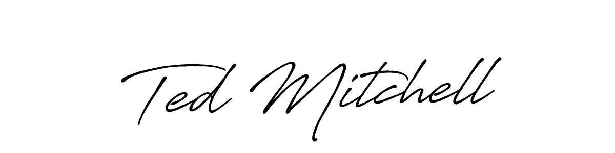How to make Ted Mitchell signature? Antro_Vectra_Bolder is a professional autograph style. Create handwritten signature for Ted Mitchell name. Ted Mitchell signature style 7 images and pictures png