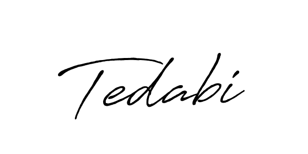 if you are searching for the best signature style for your name Tedabi. so please give up your signature search. here we have designed multiple signature styles  using Antro_Vectra_Bolder. Tedabi signature style 7 images and pictures png