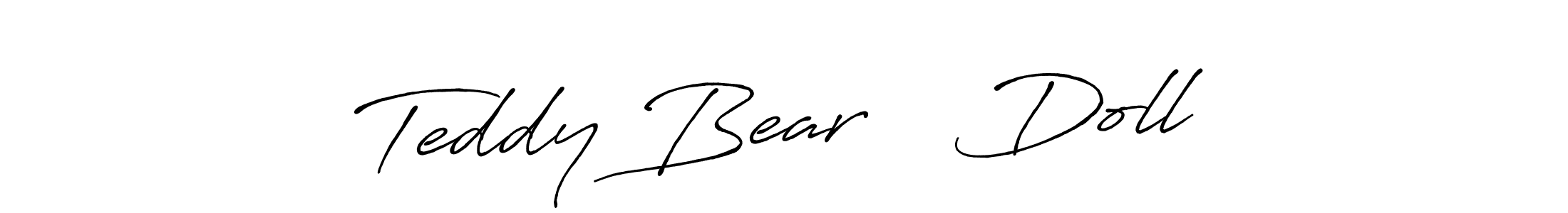 How to make Teddy Bear ❤️ Doll name signature. Use Antro_Vectra_Bolder style for creating short signs online. This is the latest handwritten sign. Teddy Bear ❤️ Doll signature style 7 images and pictures png