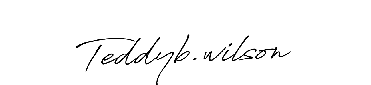 Design your own signature with our free online signature maker. With this signature software, you can create a handwritten (Antro_Vectra_Bolder) signature for name Teddyb.wilson. Teddyb.wilson signature style 7 images and pictures png