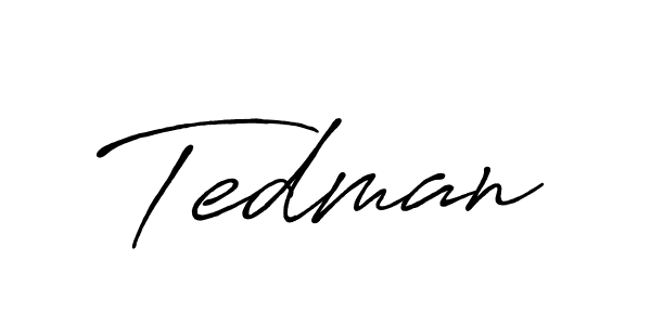 How to make Tedman signature? Antro_Vectra_Bolder is a professional autograph style. Create handwritten signature for Tedman name. Tedman signature style 7 images and pictures png