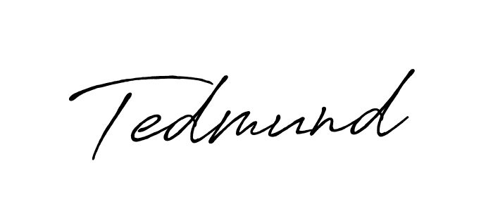 if you are searching for the best signature style for your name Tedmund. so please give up your signature search. here we have designed multiple signature styles  using Antro_Vectra_Bolder. Tedmund signature style 7 images and pictures png