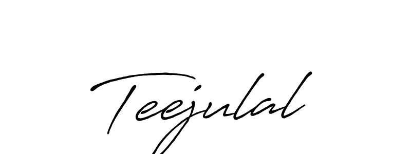 Also You can easily find your signature by using the search form. We will create Teejulal name handwritten signature images for you free of cost using Antro_Vectra_Bolder sign style. Teejulal signature style 7 images and pictures png