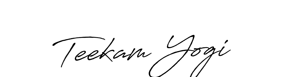 Make a beautiful signature design for name Teekam Yogi. Use this online signature maker to create a handwritten signature for free. Teekam Yogi signature style 7 images and pictures png