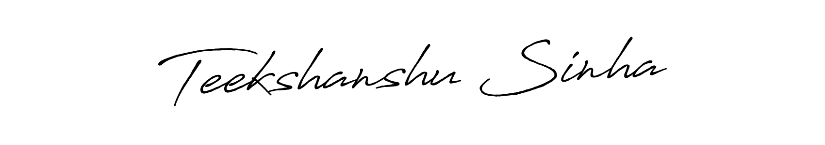 Antro_Vectra_Bolder is a professional signature style that is perfect for those who want to add a touch of class to their signature. It is also a great choice for those who want to make their signature more unique. Get Teekshanshu Sinha name to fancy signature for free. Teekshanshu Sinha signature style 7 images and pictures png