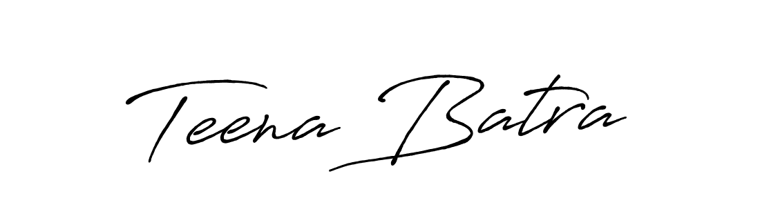 Also we have Teena Batra name is the best signature style. Create professional handwritten signature collection using Antro_Vectra_Bolder autograph style. Teena Batra signature style 7 images and pictures png