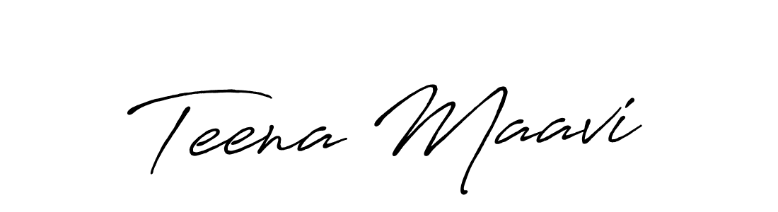 You should practise on your own different ways (Antro_Vectra_Bolder) to write your name (Teena Maavi) in signature. don't let someone else do it for you. Teena Maavi signature style 7 images and pictures png